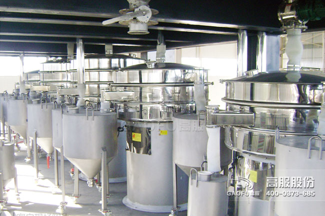 旋振篩客戶(hù)現(xiàn)場(chǎng)