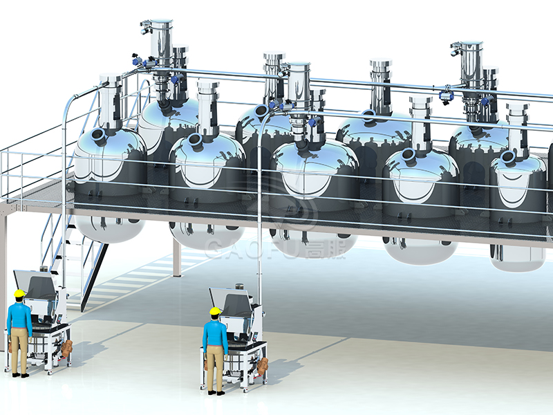 反應(yīng)釜自動投料系統(tǒng) 反應(yīng)釜自動投料系統(tǒng)