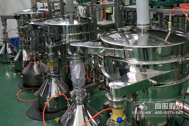 旋振篩客戶(hù)現(xiàn)場(chǎng)